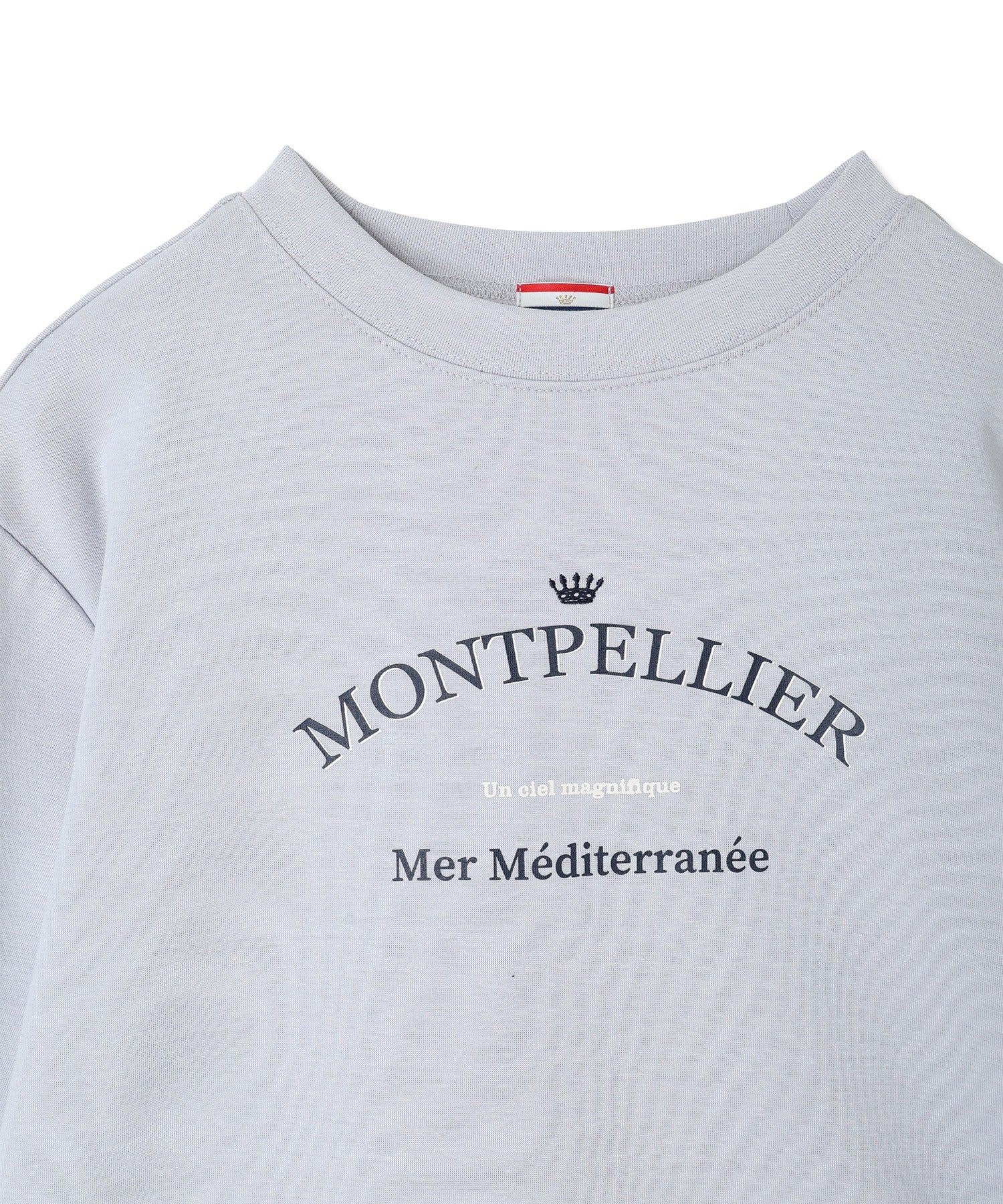 プチ オンフルール Petit Honfleur カレッジロゴプルオーバー （ネイビー） ネイビー