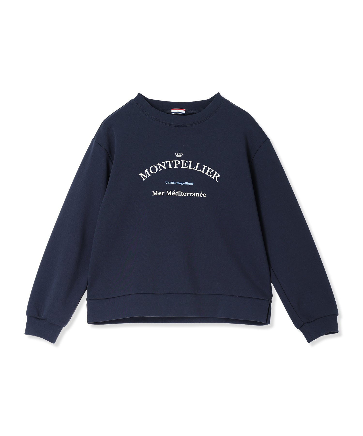 プチ オンフルール Petit Honfleur カレッジロゴプルオーバー （ネイビー） ネイビー
