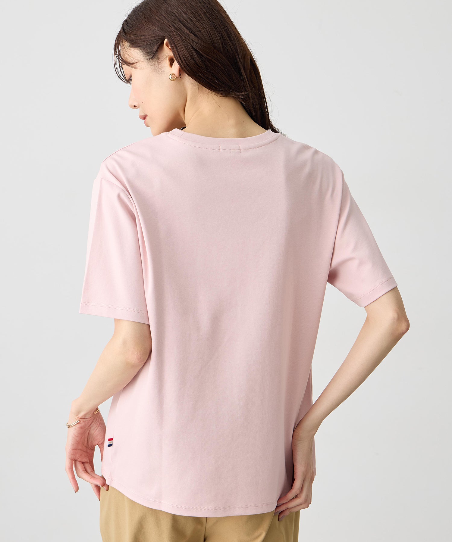 プチ オンフルール Petit Honfleur ビンテージ風フルーツTシャツ【オーガニックコットン】【UVカット・接触冷感】 （ネイビー） ネイビー