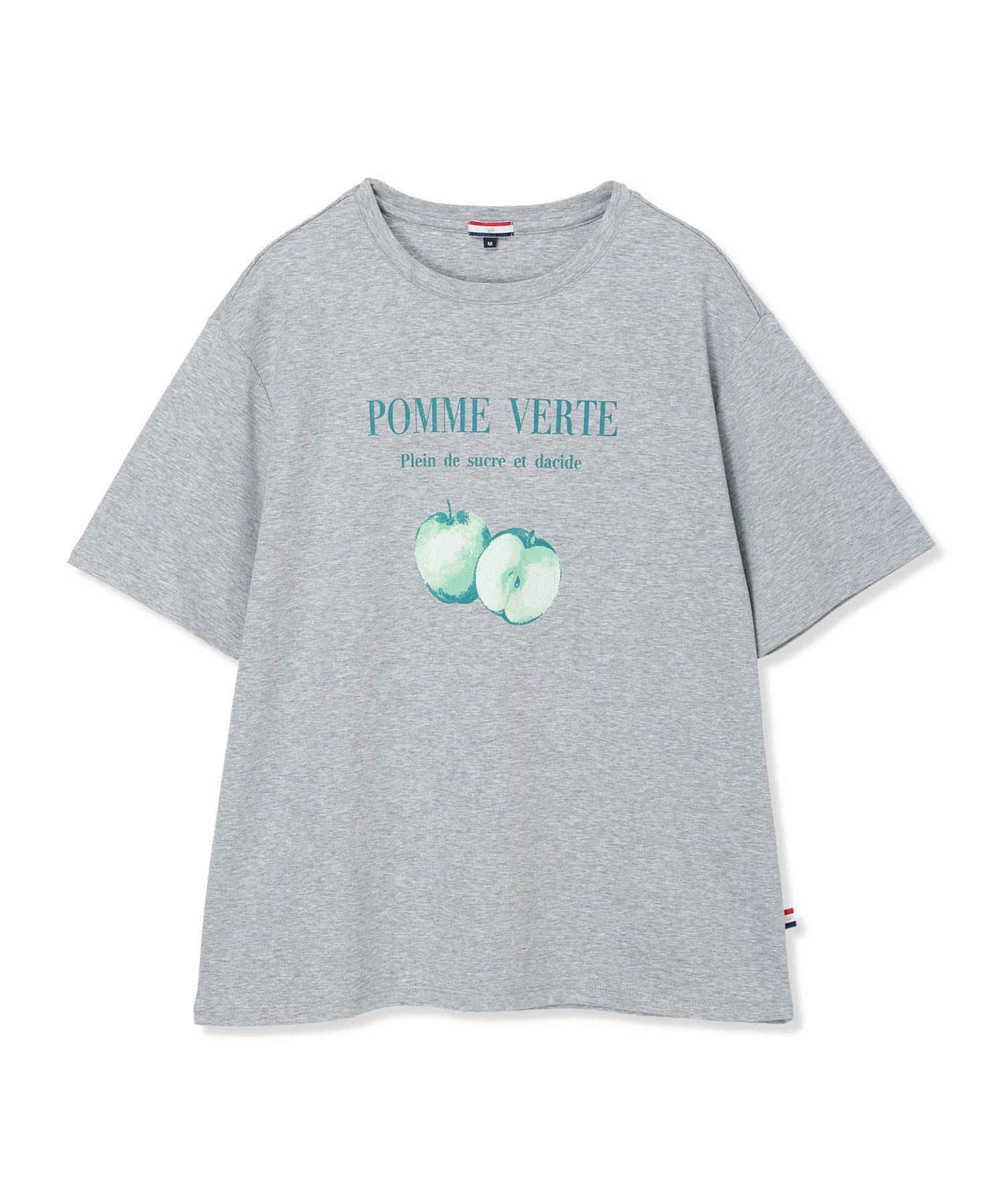 プチ オンフルール Petit Honfleur ビンテージ風フルーツTシャツ【オーガニックコットン】【UVカット・接触冷感】 （ネイビー） ネイビー