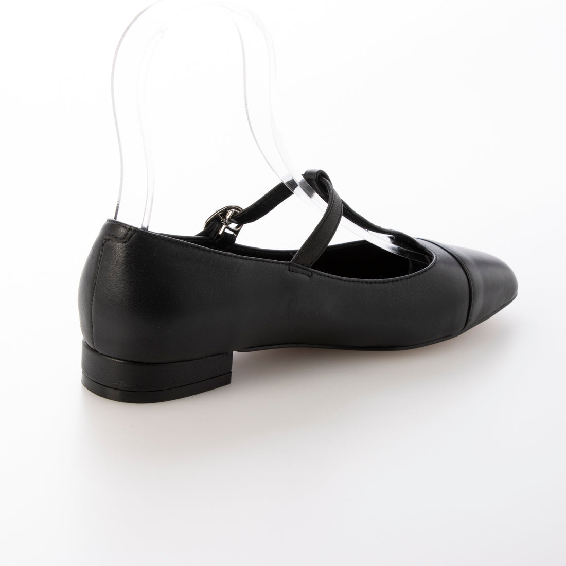 Platinum do Platino deux Genuine Leather T-Strap Flat Pumps Mary Jane Flat Shoes