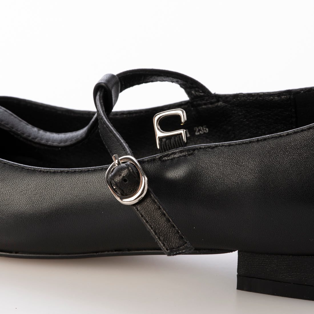 Platinum do Platino deux Genuine Leather T-Strap Flat Pumps Mary Jane Flat Shoes