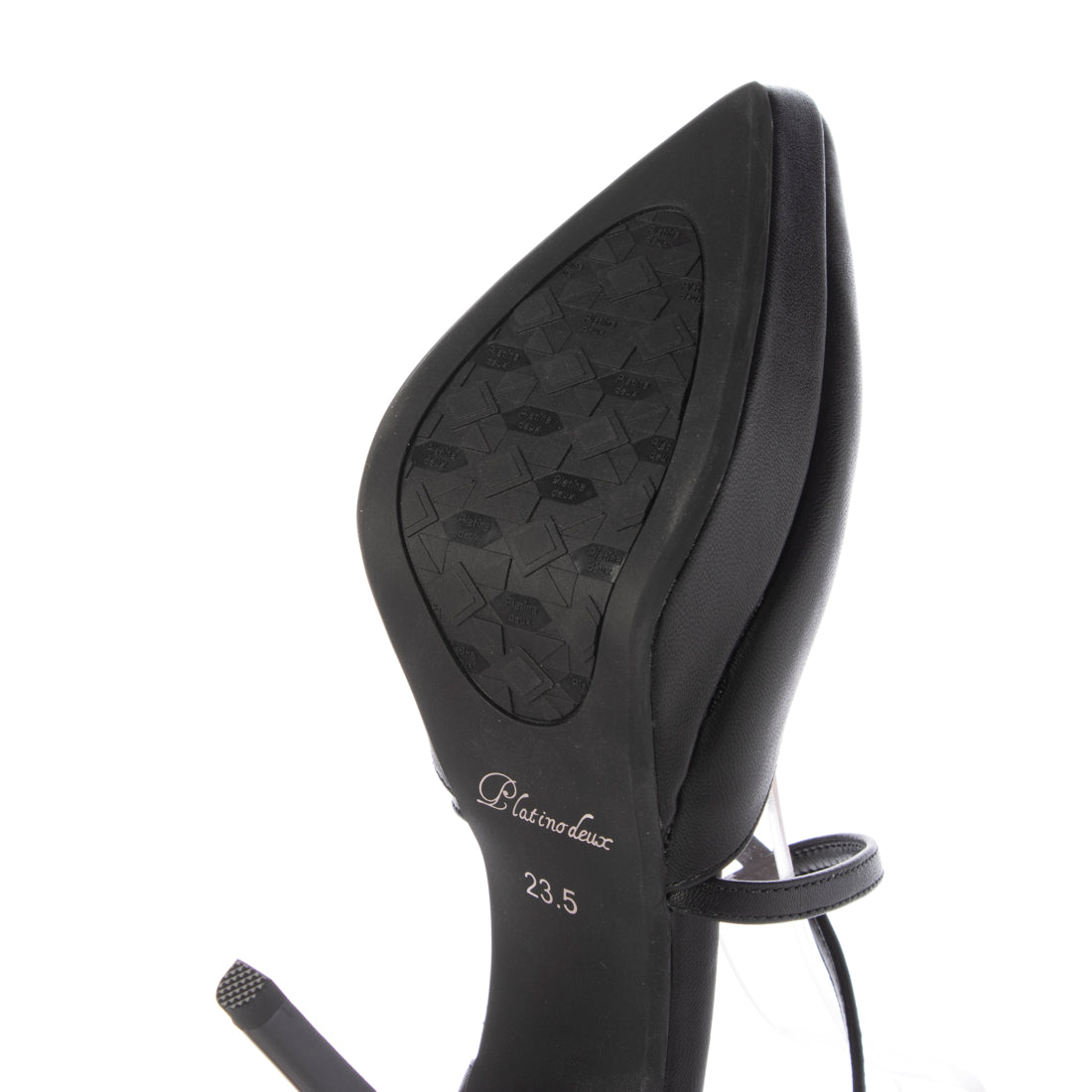 Platinum Deux Cross Strap 12cm Heel High Heels Thick Sole Pumps