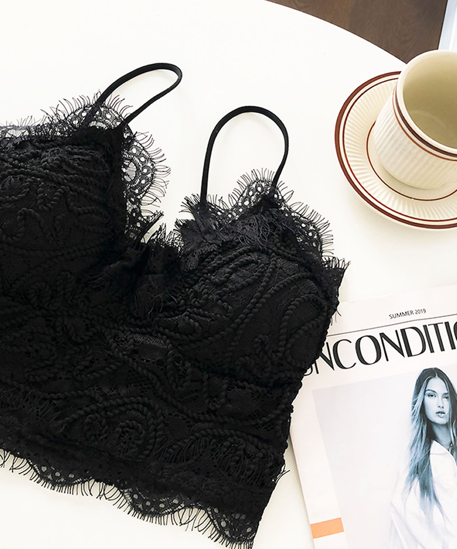 Primazel Non-wired lace bra top