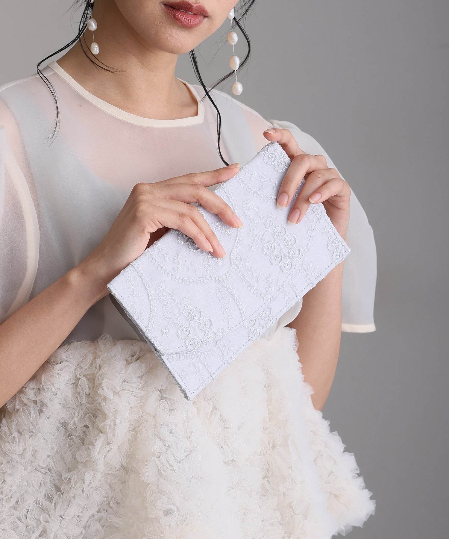 プールヴー PourVous オケージョン二次会同窓会結婚式チュールラメ糸 フォーマル ワンピース パーティードレス 20代 30代 40代 （シルバー） シルバー