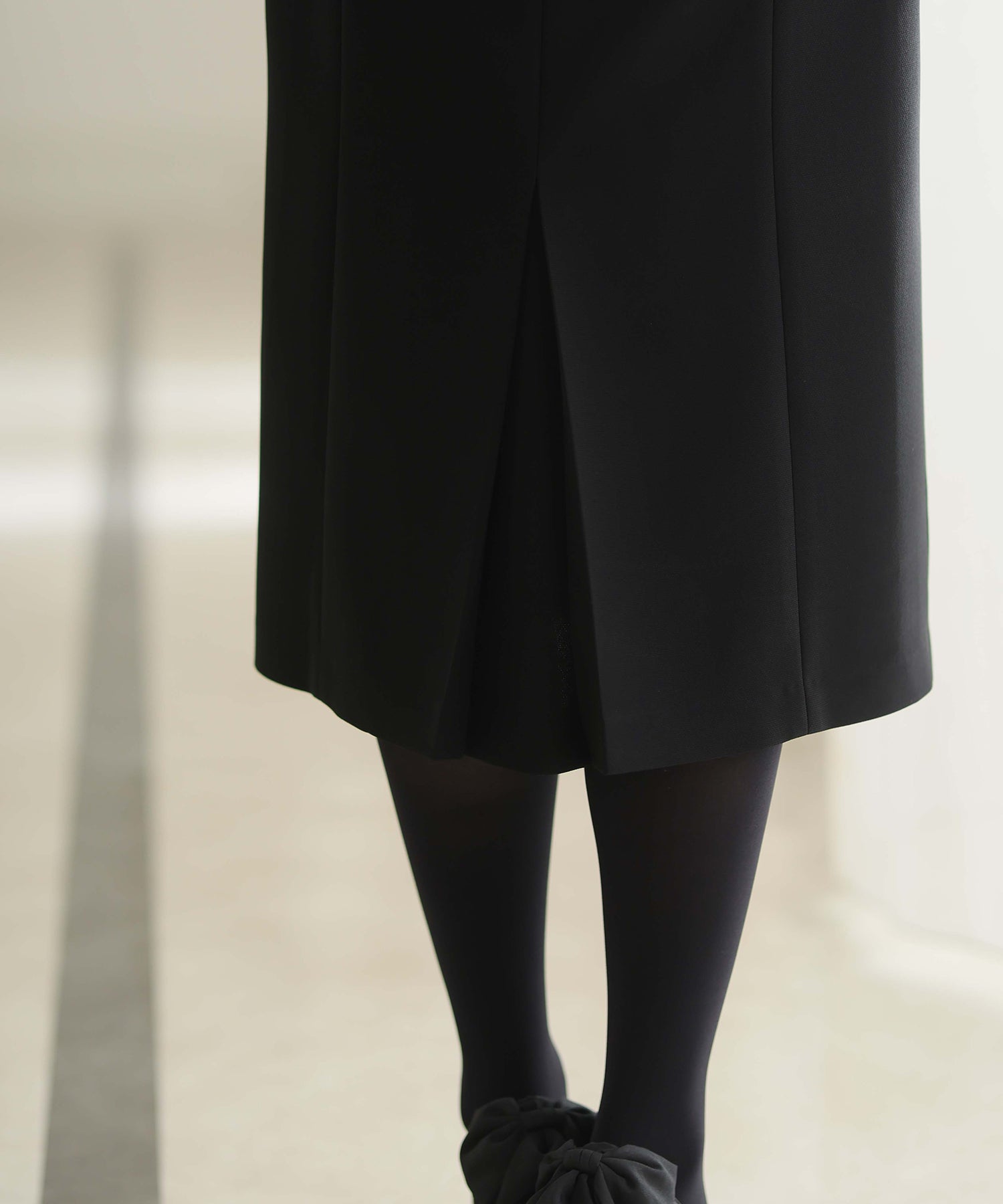 プールヴー PourVous 前ファスナーワンピースフォーマル喪服＆卒業式ジャケットVラインセレモニースーツ フォーマル ワンピース パーティードレス 20代 30代 40代