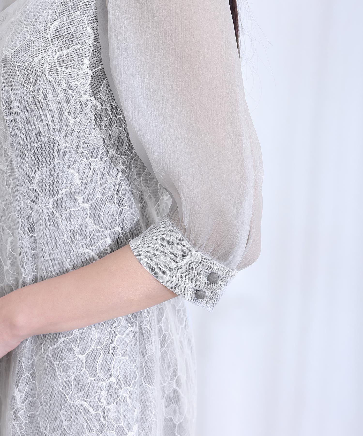 プールヴー PourVous 七分袖&ロング同窓会スパンコール大きいサイズ結婚式フォーマルオケージョンドレスパーティードレス フォーマル ワンピース パーティードレス 20代 30代 40代 （ライトブルー） ライトブルー