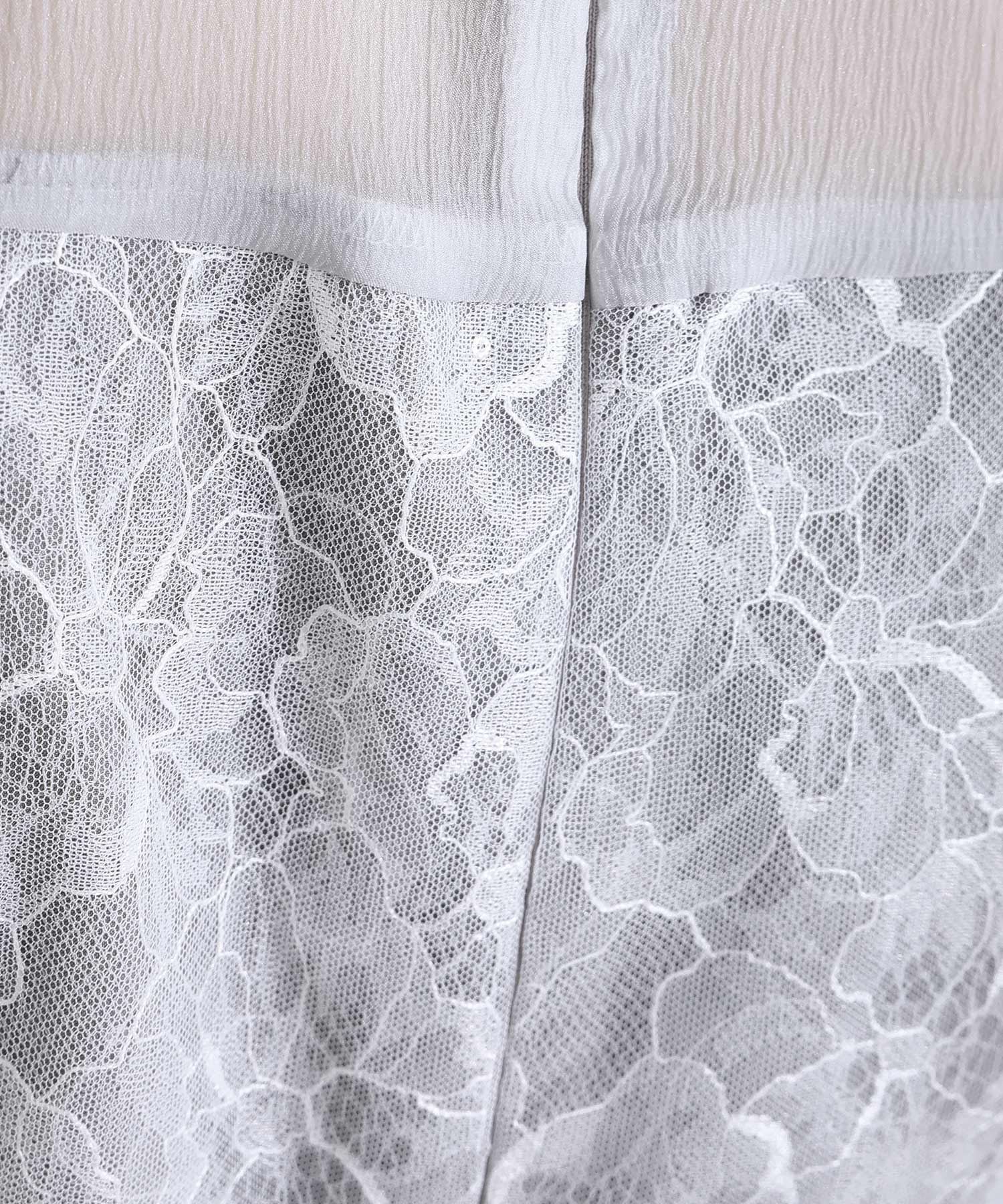プールヴー PourVous 七分袖&ロング同窓会スパンコール大きいサイズ結婚式フォーマルオケージョンドレスパーティードレス フォーマル ワンピース パーティードレス 20代 30代 40代 （ライトブルー） ライトブルー