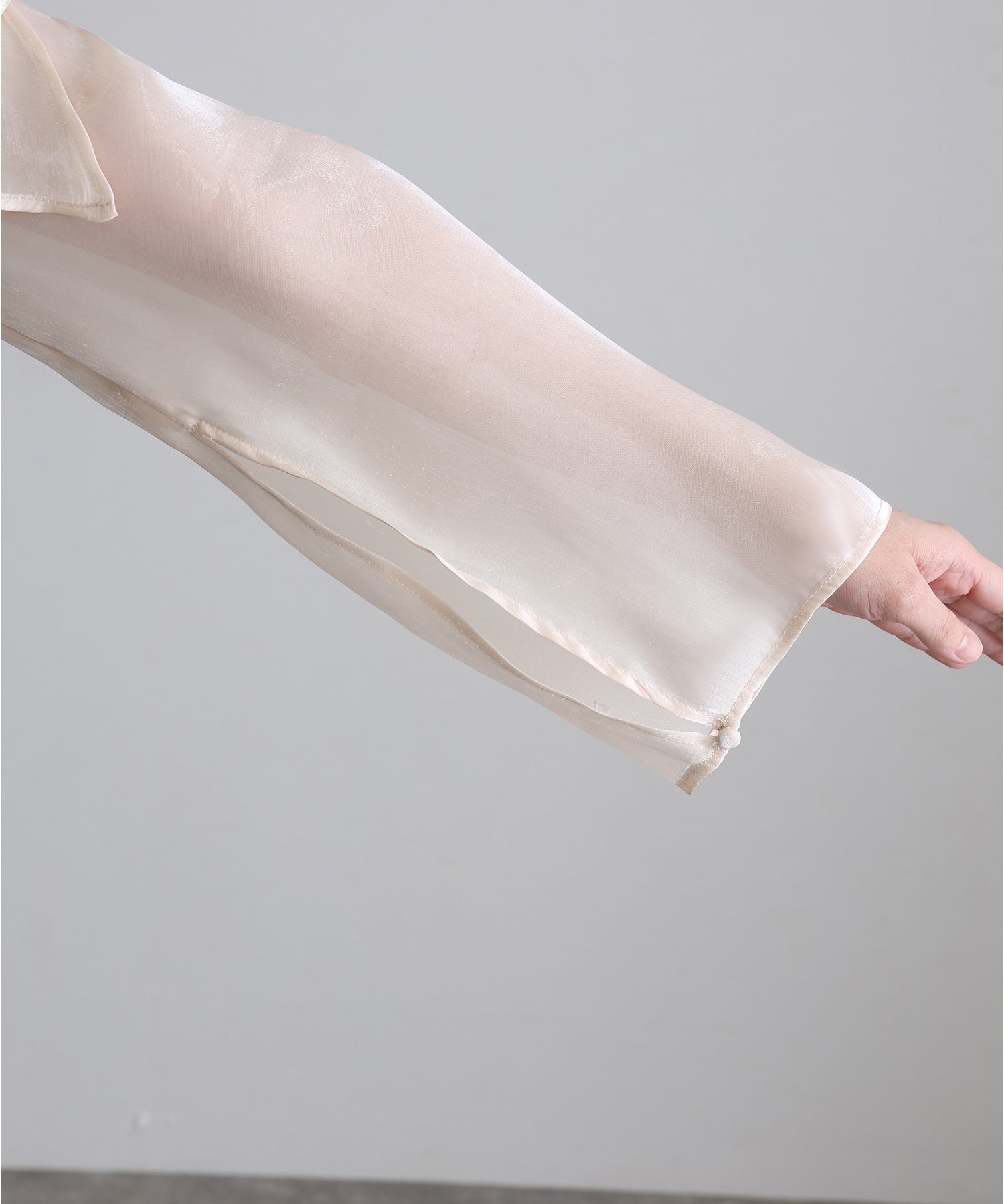 プールヴー PourVous ミモレ丈&袖ありフォーマルスリットスリーブビックカラーフレア光沢感セレモニー結婚式二次会パーティードレスオケージョンドレス同窓会成人式 フォーマル ワンピース 20代 30代 40代 （アッシュブラウン） アッシュブラウン