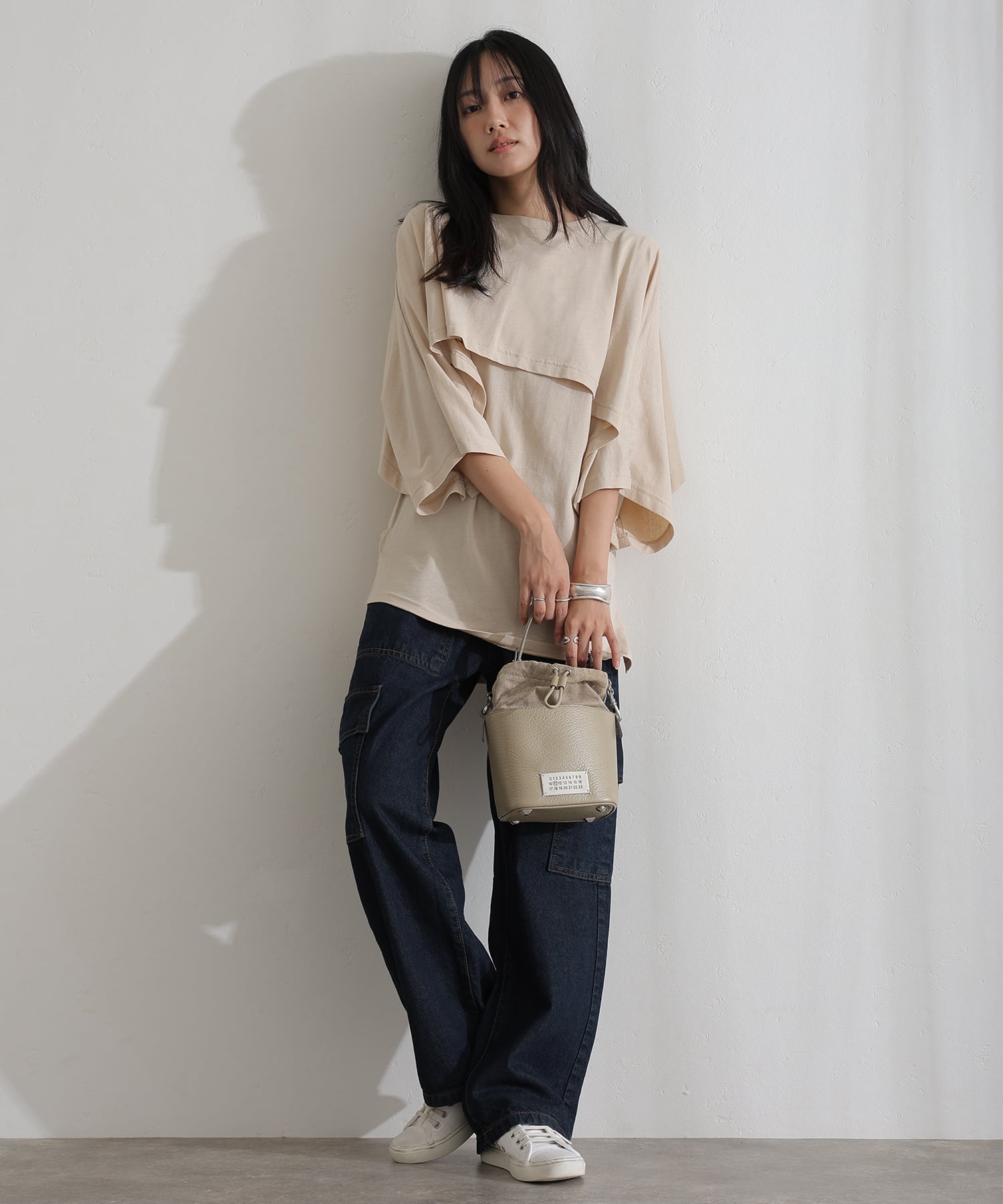 プールヴー PourVous ナチュラルケープ&インナーセットアップ フォーマル ワンピース パーティードレス 20代 30代 40代 （ベージュ） ベージュ