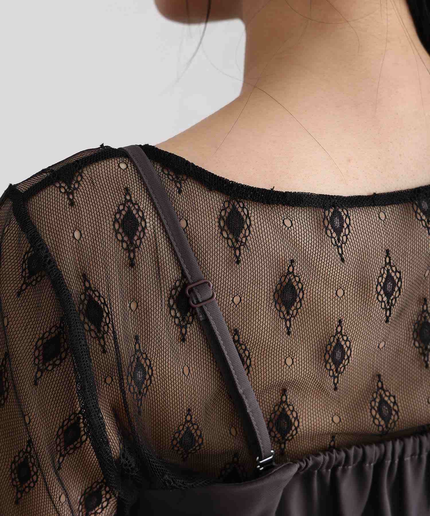 プールヴー PourVous バルーンキャミ ビスチェ パーティードレスフォーマルお呼ばれ&ロング丈ワイドパンツセットアップ結婚式二次会同窓会成人式オケージョンドレス フォーマル ワンピース パーティードレス （カーキ） カーキ