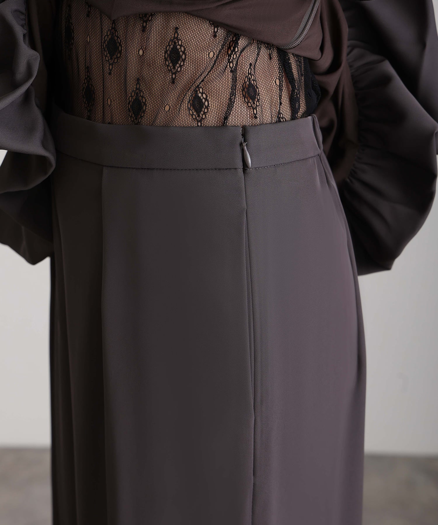 プールヴー PourVous バルーンキャミ ビスチェ パーティードレスフォーマルお呼ばれ&ロング丈ワイドパンツセットアップ結婚式二次会同窓会成人式オケージョンドレス フォーマル ワンピース パーティードレス （カーキ） カーキ