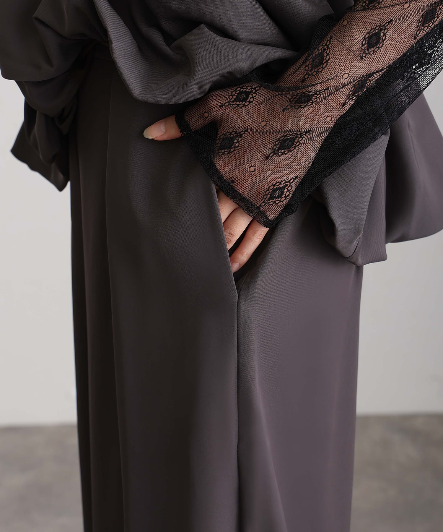 プールヴー PourVous バルーンキャミ ビスチェ パーティードレスフォーマルお呼ばれ&ロング丈ワイドパンツセットアップ結婚式二次会同窓会成人式オケージョンドレス フォーマル ワンピース パーティードレス （カーキ） カーキ