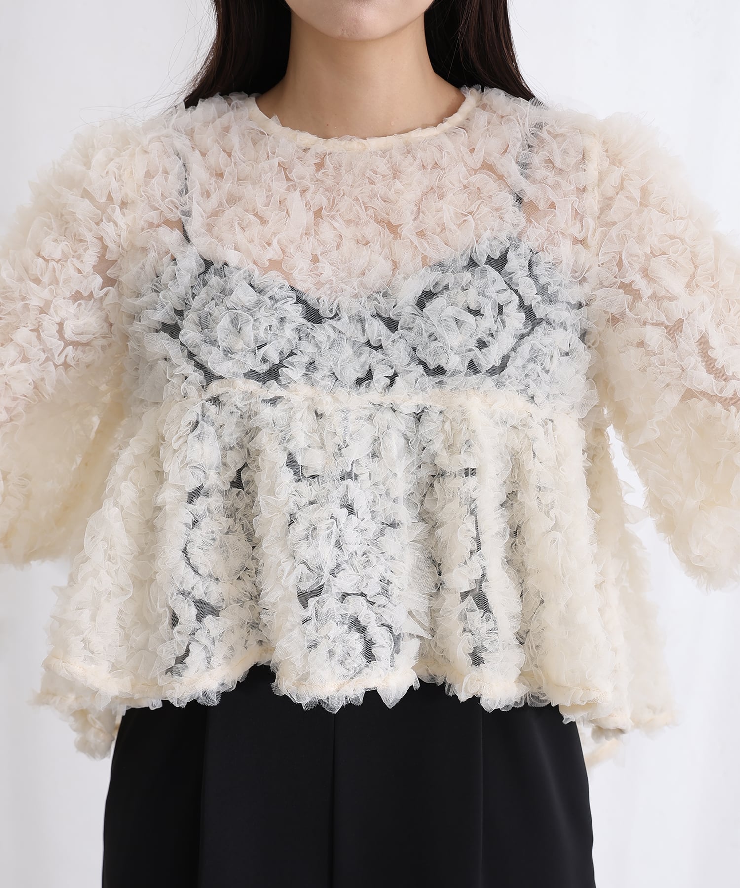 プールヴー PourVous ペタルテクスチャー2点セットパーティードレスフォーマルお呼ばれ&ロング丈ワイドオールインワン結婚式二次会同窓会成人式オケージョンドレス フォーマル ワンピース パーティードレス （ベージュ×ブラック） ベージュ×ブラック