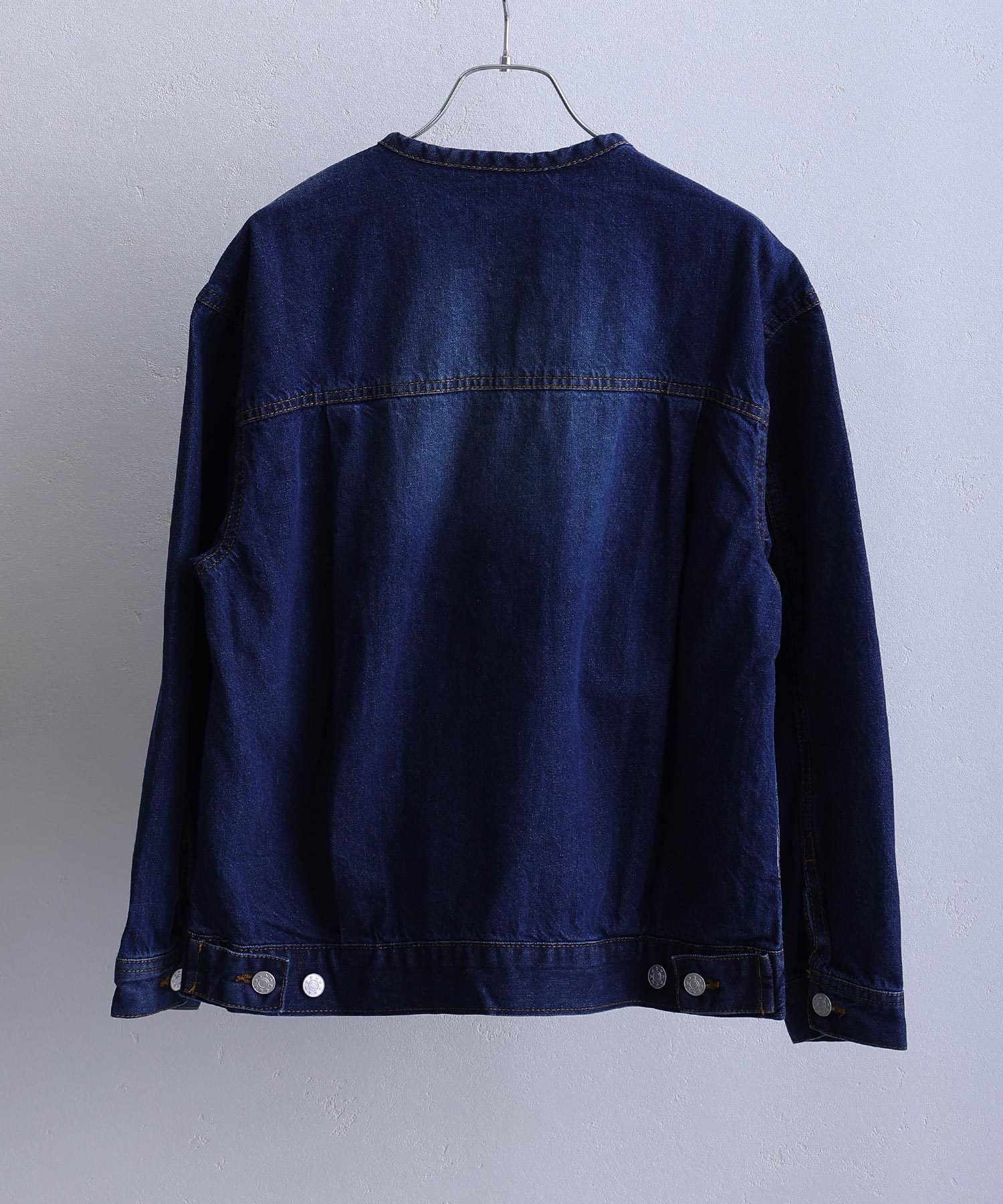 プールヴー PourVous ラウンドカラーGジャン （グレーデニム） グレーデニム