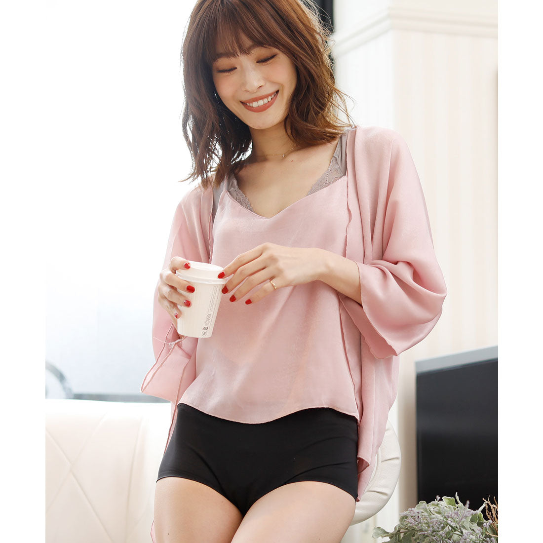 プールヴー PourVous LUNAパンツ(夜用）/ サニタリーショーツ ショーツ【返品不可商品】 （ブラック） ブラック