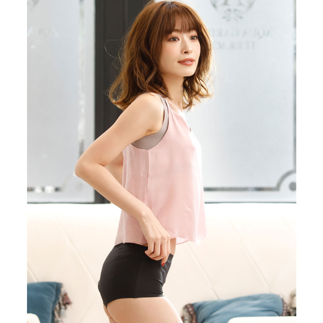 プールヴー PourVous LUNAパンツ(夜用）/ サニタリーショーツ ショーツ【返品不可商品】 （ブラック） ブラック