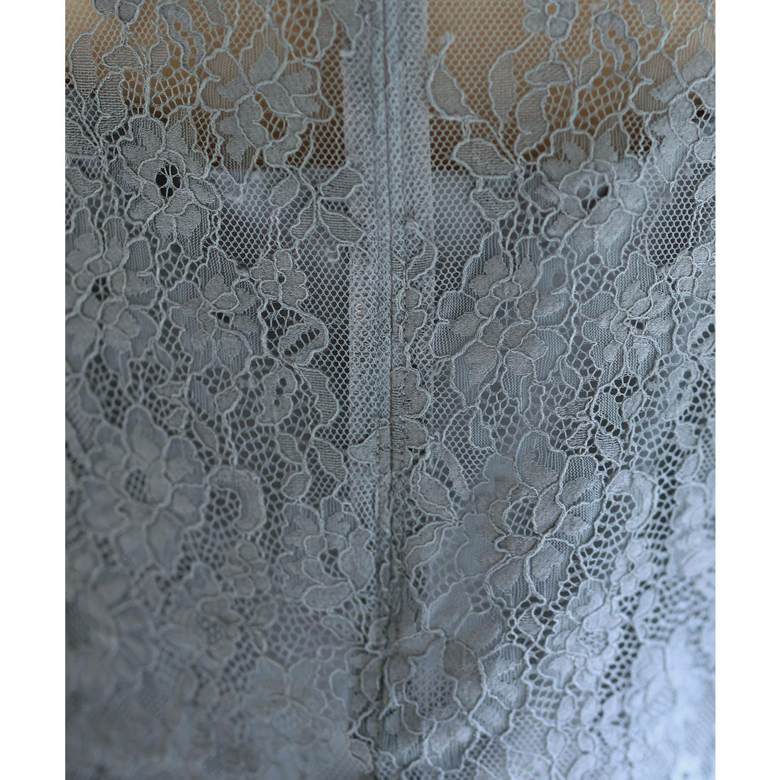 PourVous Mid-length &amp; 3/4 sleeve formal lace blouse with ceremonial wedding party dress One piece dress For 20s, 30s, 40s