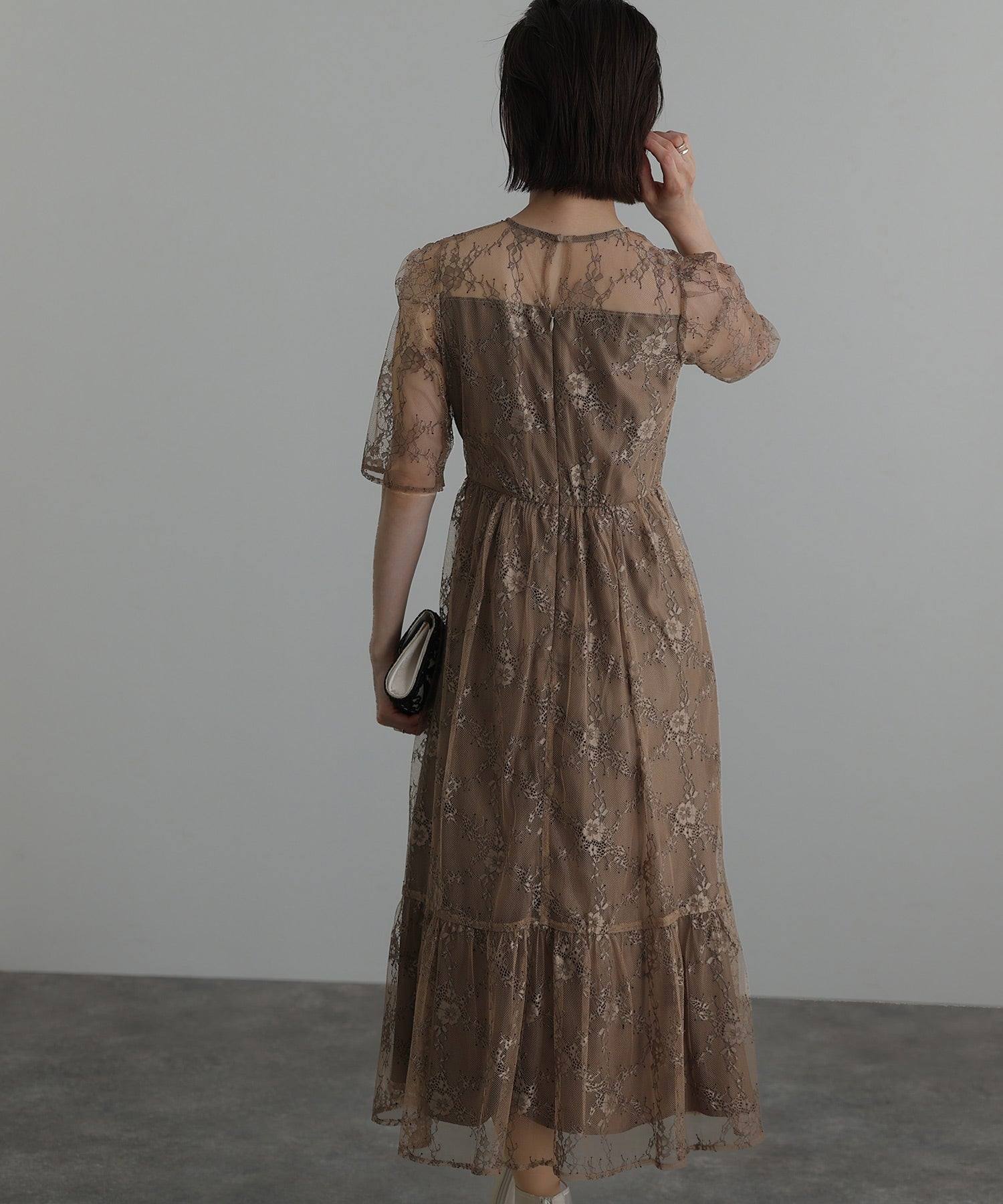 泳池Vuu倒數Mimolet長度和袖子正式閃爍婚禮派對禮服20S 30S 40S