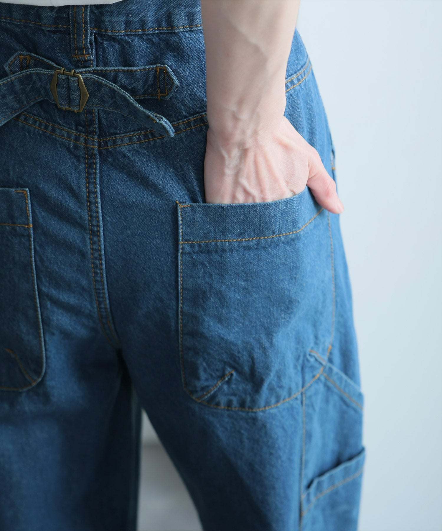 プールヴー PourVous ボーイッシュペインターパンツ