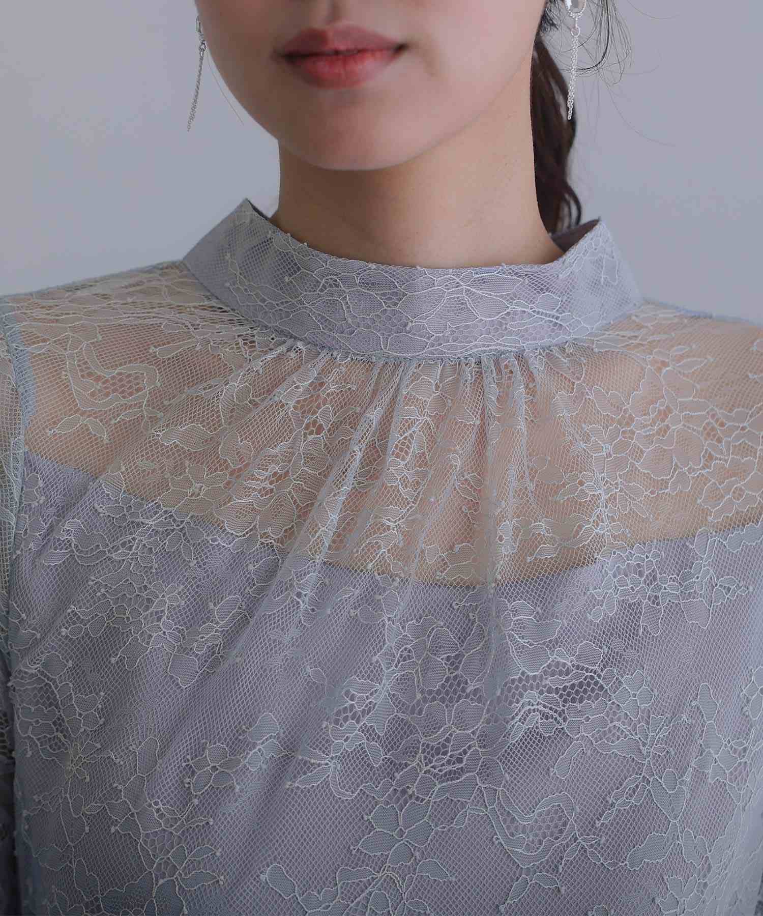 PourVous Organza Party Dress Ceremony Sleeved &amp; Mid-length Wedding Formal Dress for Women in their 20s, 30s and 40s