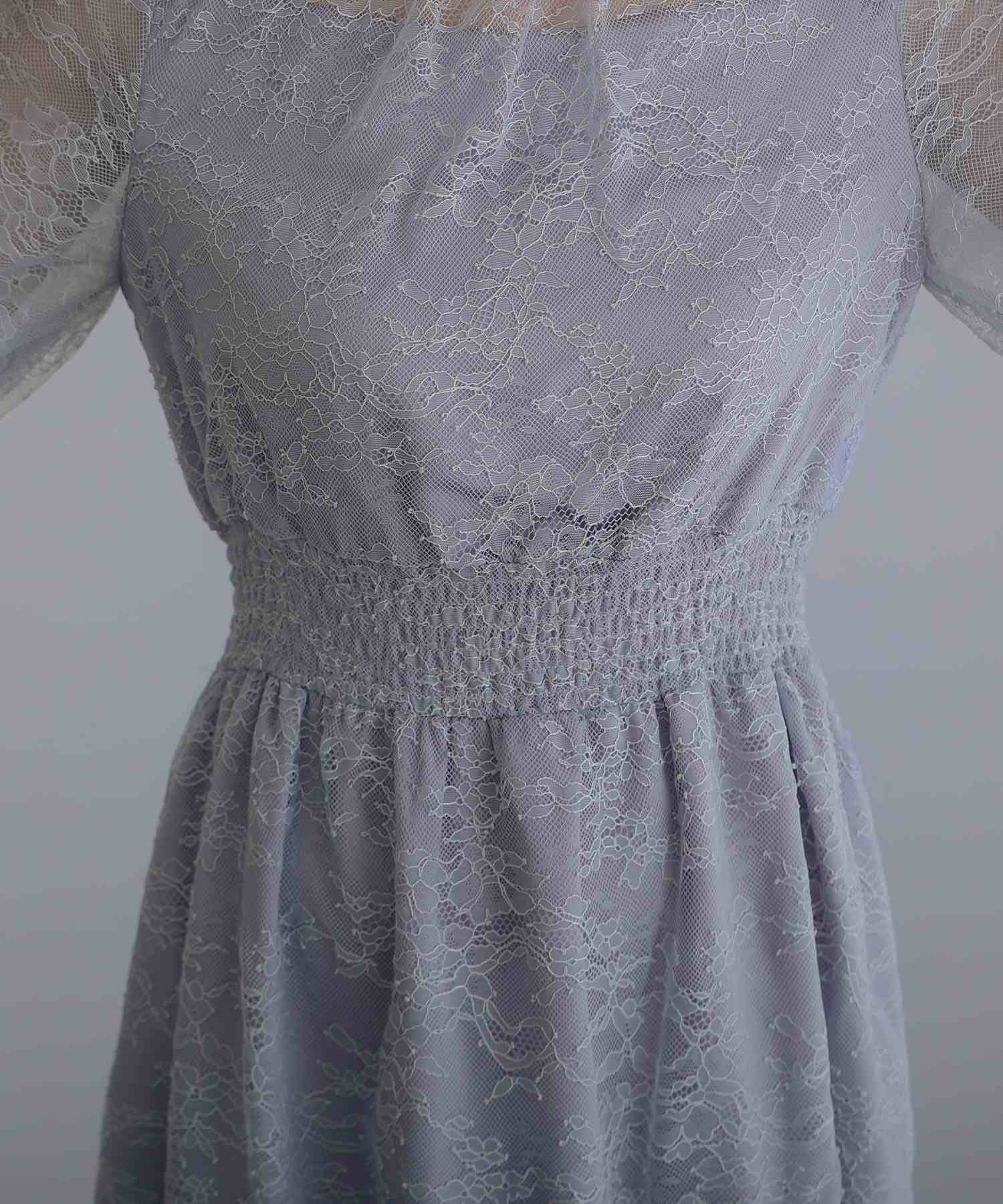 PourVous Organza Party Dress Ceremony Sleeved &amp; Mid-length Wedding Formal Dress for Women in their 20s, 30s and 40s