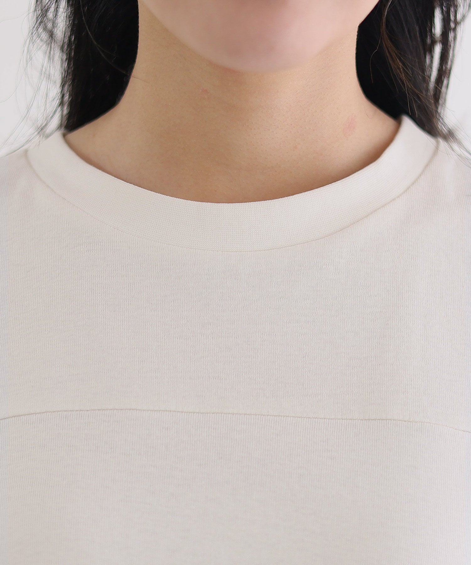 プールヴー PourVous ショルダーオープン半袖Tシャツ （カーキ） カーキ