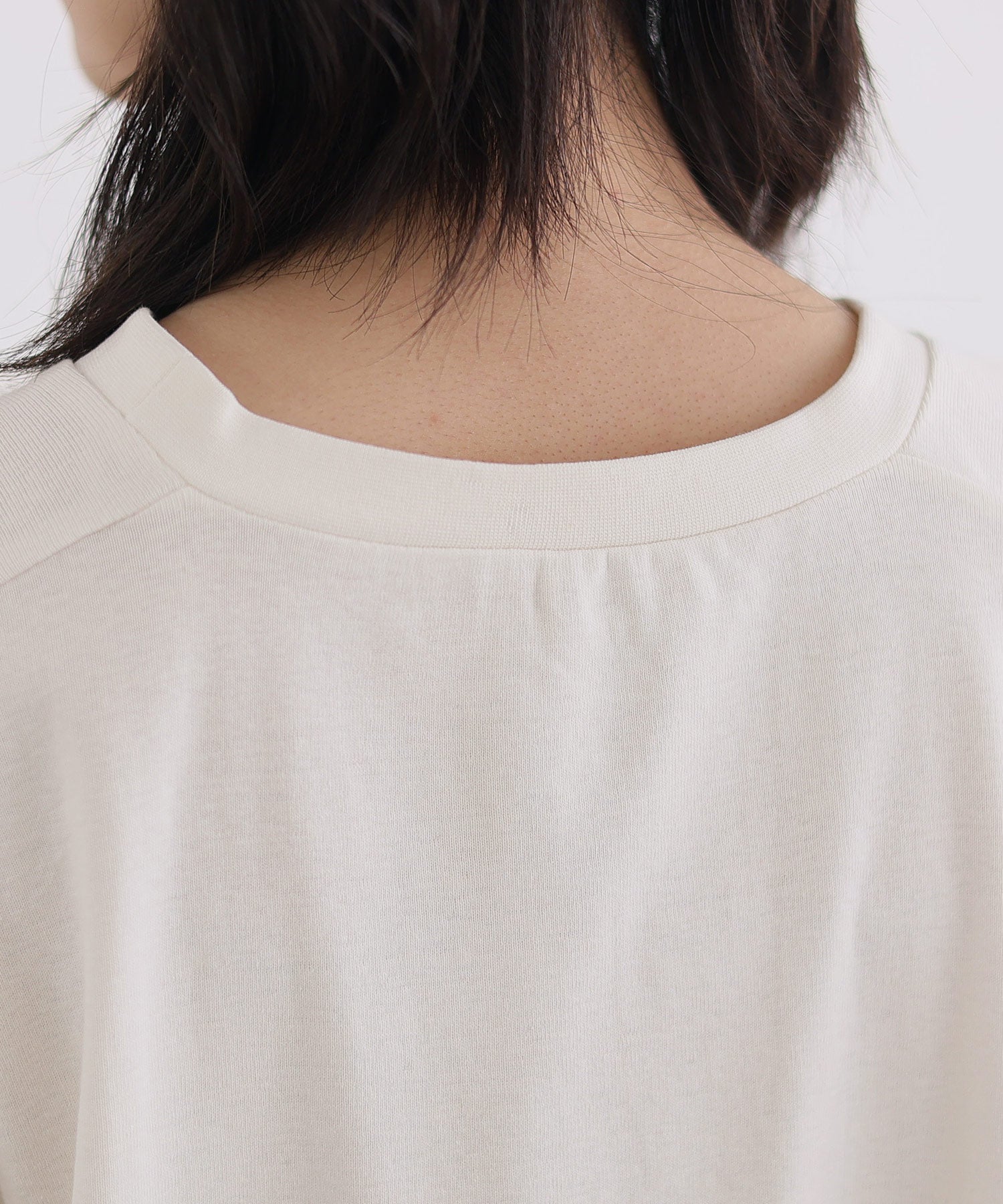 プールヴー PourVous ショルダーオープン半袖Tシャツ （カーキ） カーキ
