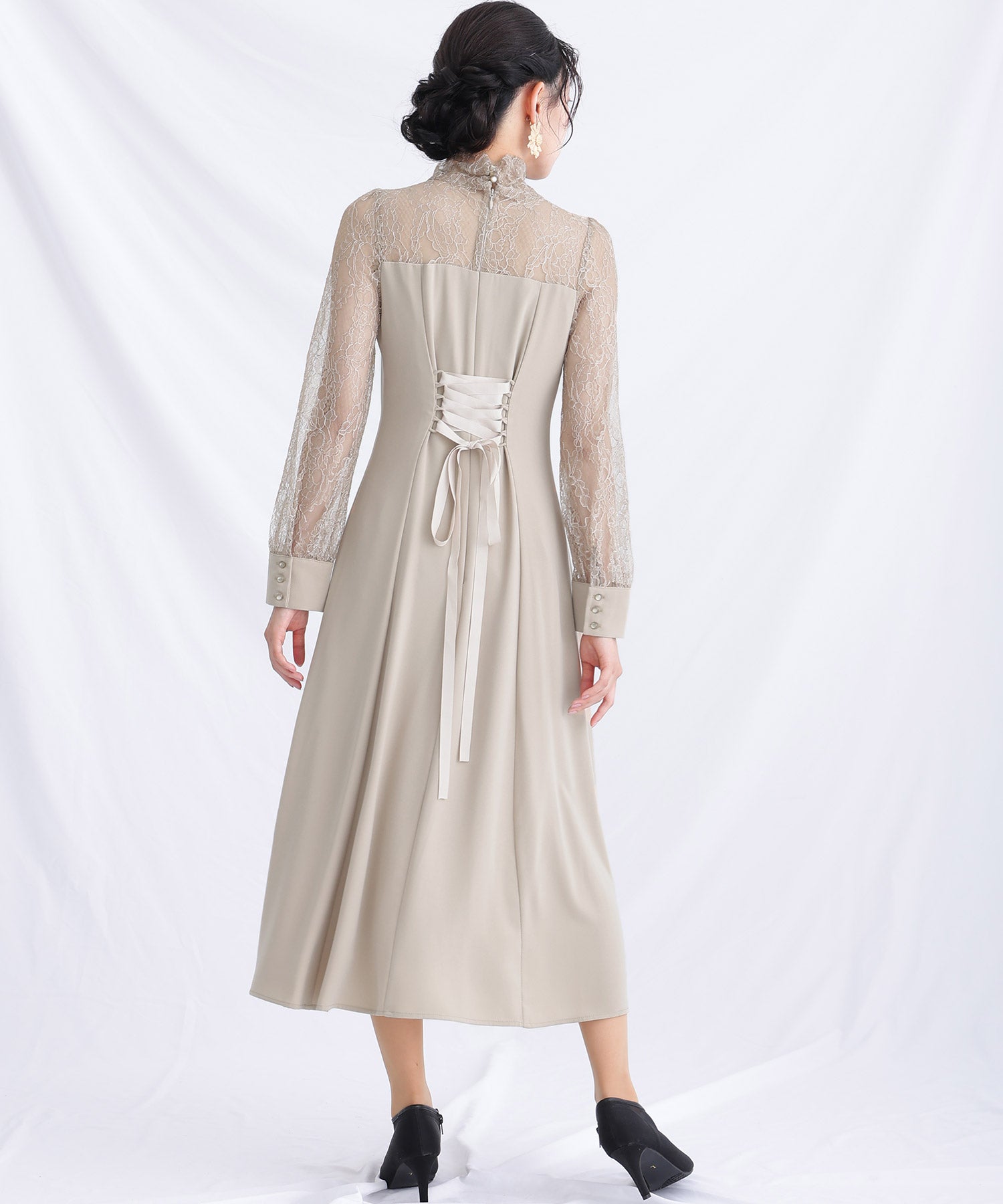 Vui Poul Vous Pour Vous高頸派對禮服精選MONILE LONG＆SLEEVE wating正式一件20S 30S 40S