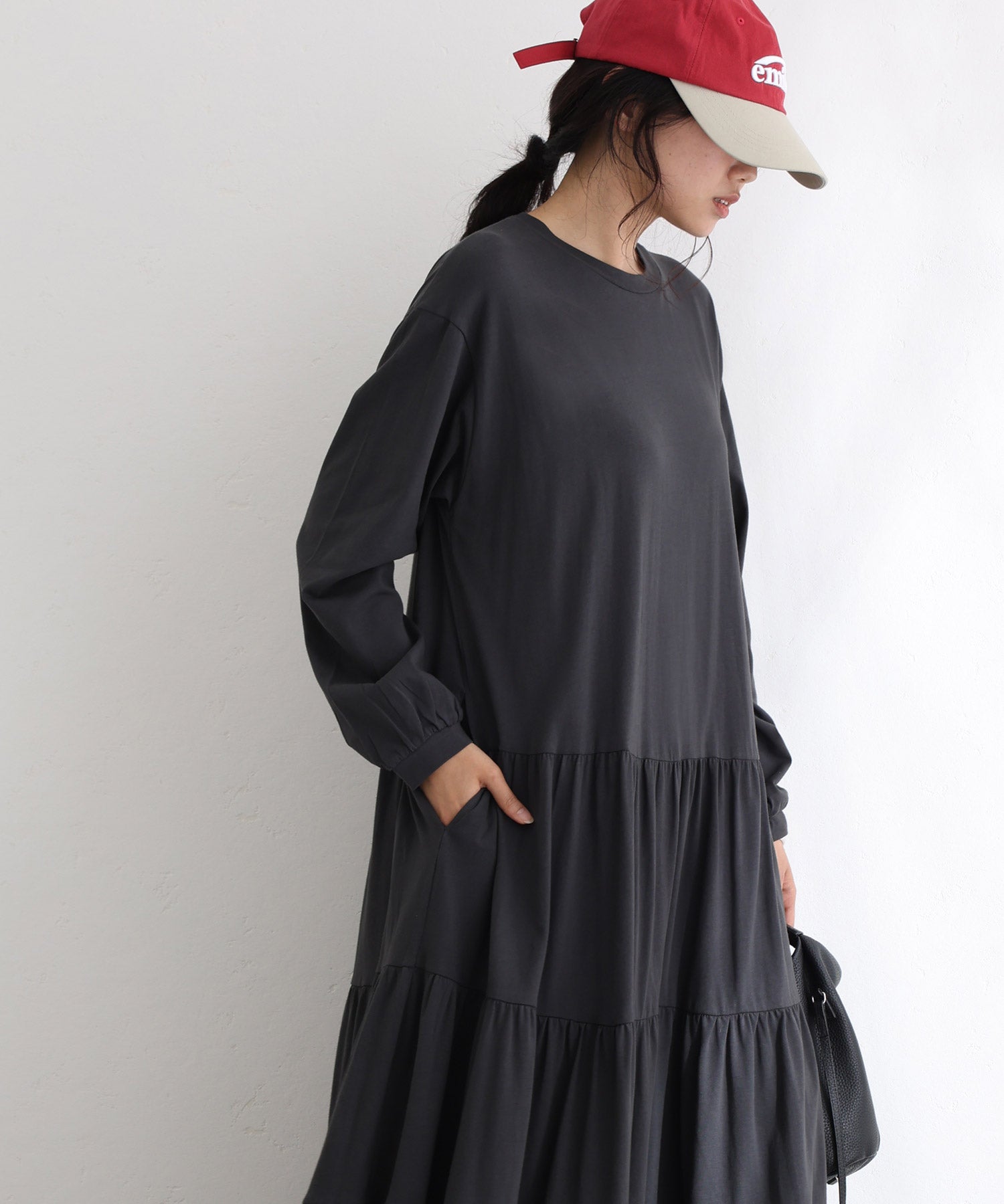 PourVous Long Tiered Cut Dress Formal Dress Party Dress for 20s 30s 40s