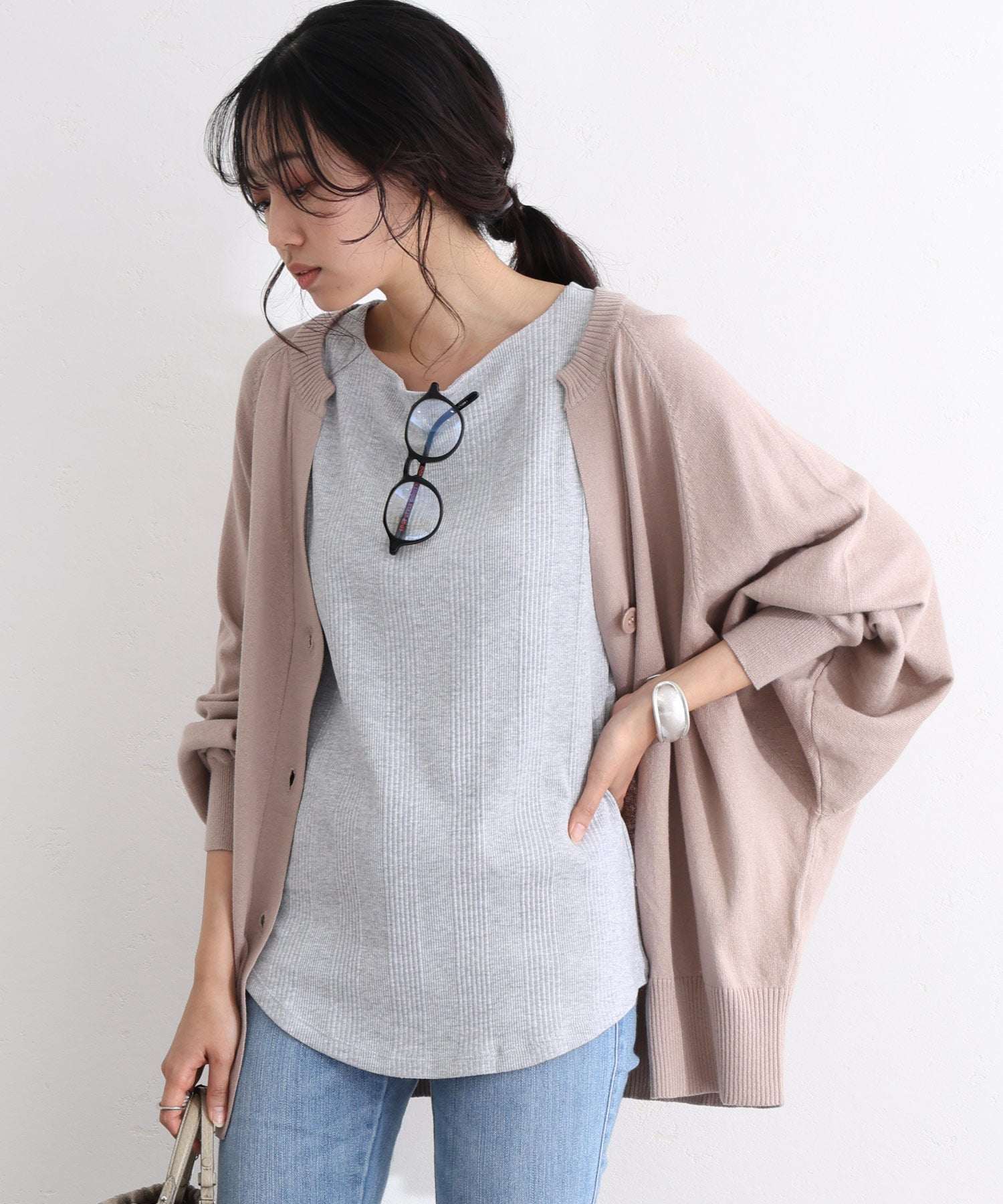 PourVous Key Neck Dolman Cardigan Formal Dress Party Dress for 20s 30s 40s PourVous Key Neck Dolman Cardigan Formal Dress Party Dress for 20s 30s 40s