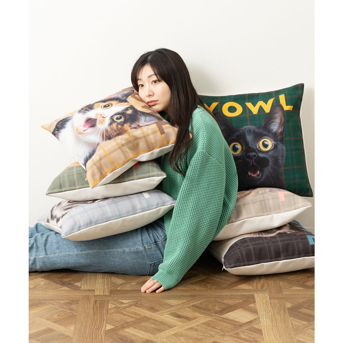 パーパー Purr Purr クッションカバー コットンリネン （その他1） その他1