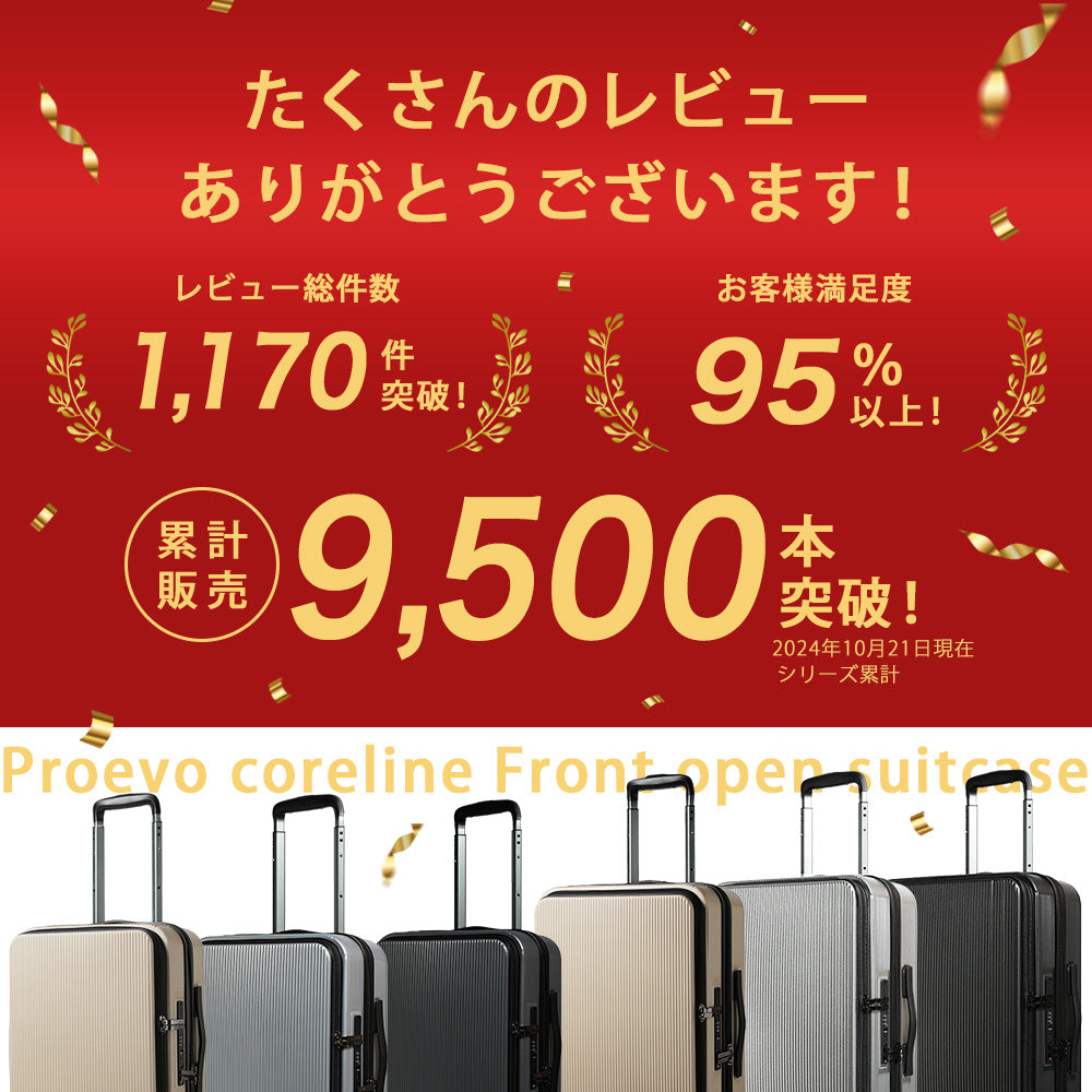 プロエヴォ Proevo Proevo スーツケース キャリーケース キャリーバッグ 機内持ち込み カップホルダー  8輪 ストッパー USB充電  SS  ダイヤル TSA (10019S) （ガンメタリック） （ウォームグレー） ウォームグレー