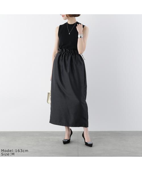 Palm Riche ロングスカート 32403E コクーン （BK/ブラック） BK/ブラック