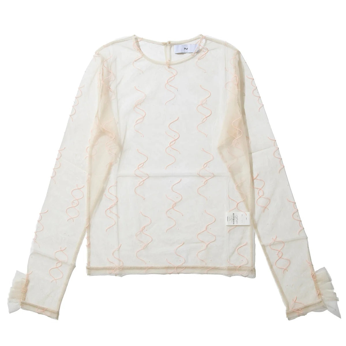 ポィ PoI チュールトップ ナミナミ（Tulle top naminami） （pink） pink