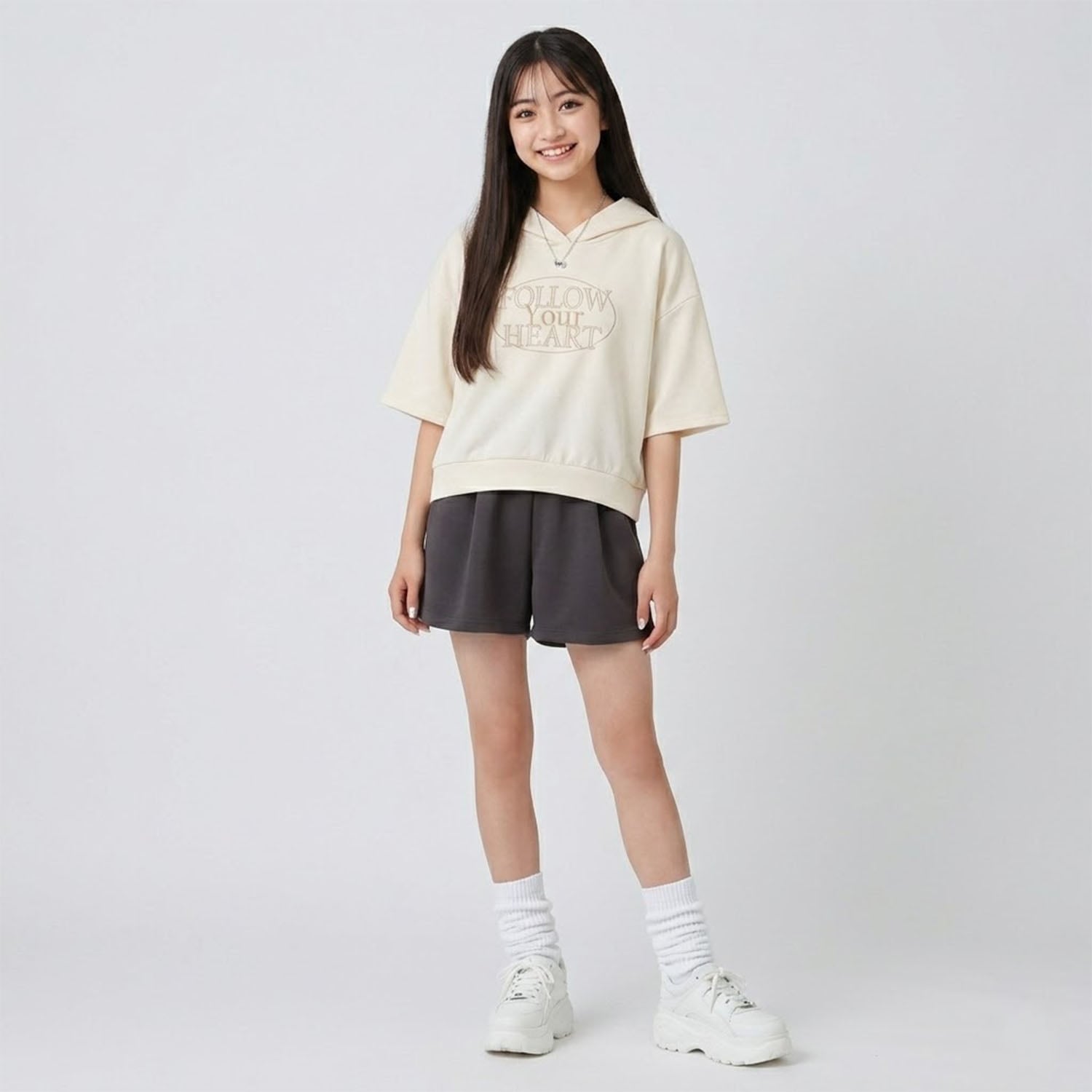 ピューピルハウス Pupil House 【milky coast】パーカー×ショートパンツセットアップ （ラベンダー） ラベンダー