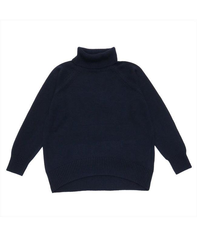 ピッタリ Pitta Re:) 【Pitta Re:)】 オフタートルニットプルオーバー レディース （ネイビー） ネイビー