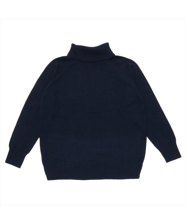 ピッタリ Pitta Re:) 【Pitta Re:)】 オフタートルニットプルオーバー レディース （ネイビー） ネイビー