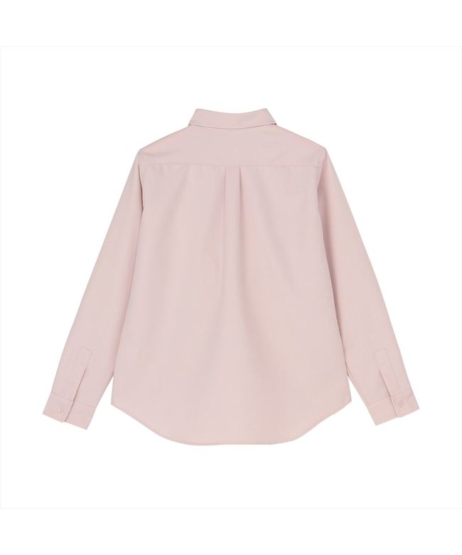 Perfect Pitta Re:) 【Pitta Re:)】 Wool-like Regular Collar Casual Shirt Long Sleeve Women's