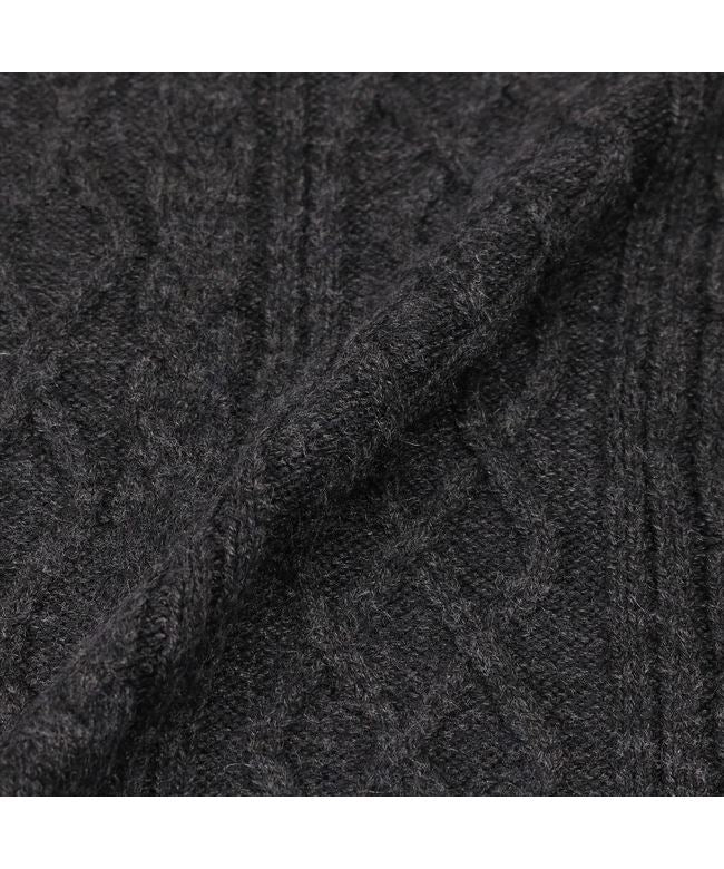 Pitta Re:) 【Pitta Re:)】 Lamb Blend Cable Knit Vest for Women