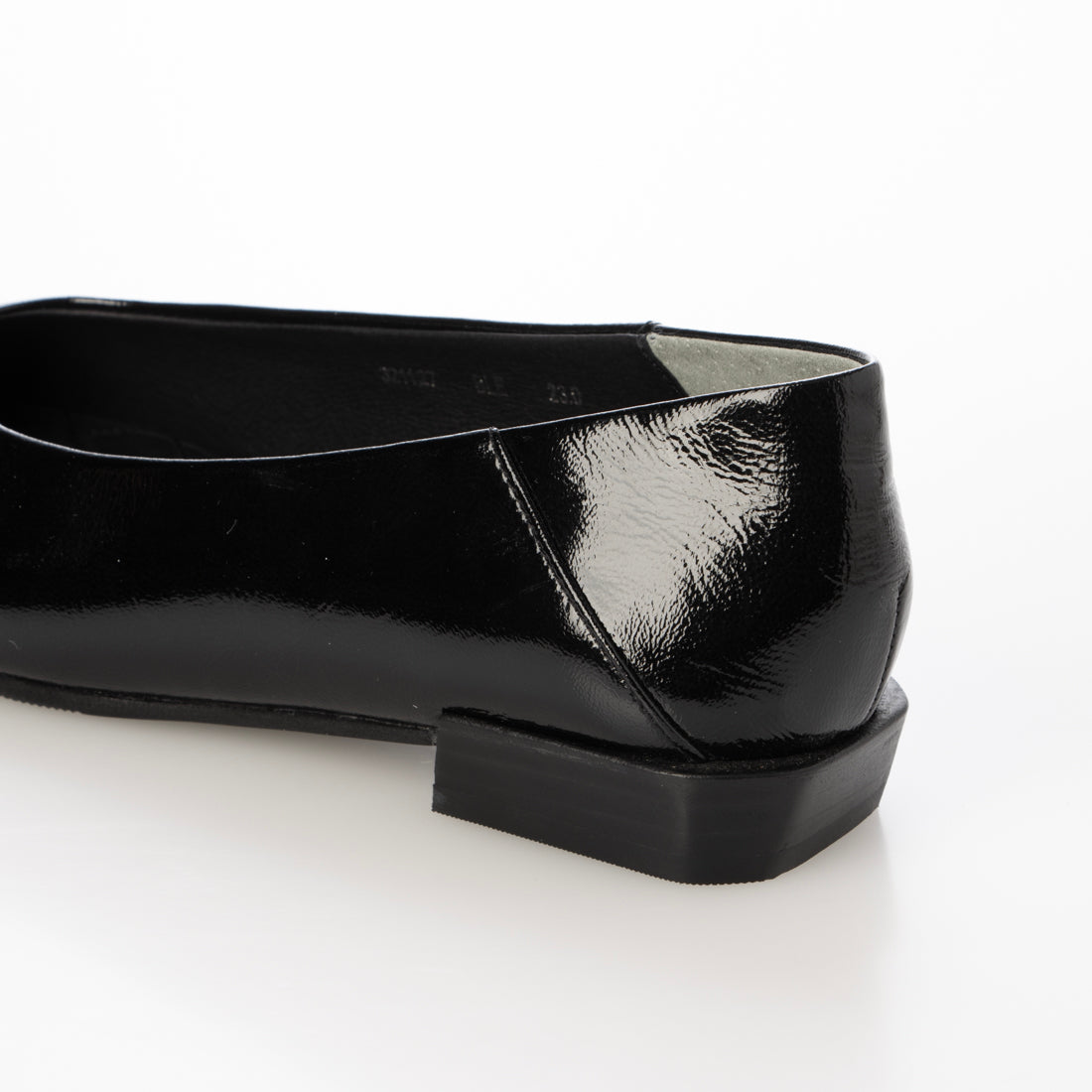 パラディクルール PARADIS COULEUR キルティングインソールプレーンパンプス （ブラックエナメル） ブラックエナメル