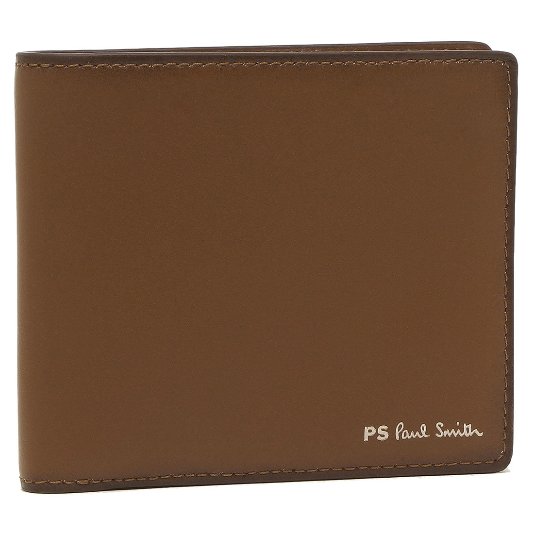保羅·史密斯 Paul Smith 二折錢包 棕色 男士 PAUL SMITH M2A7675 NWOODG 68