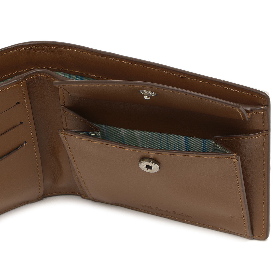 保羅·史密斯 Paul Smith 二折錢包 棕色 男士 PAUL SMITH M2A7675 NWOODG 68