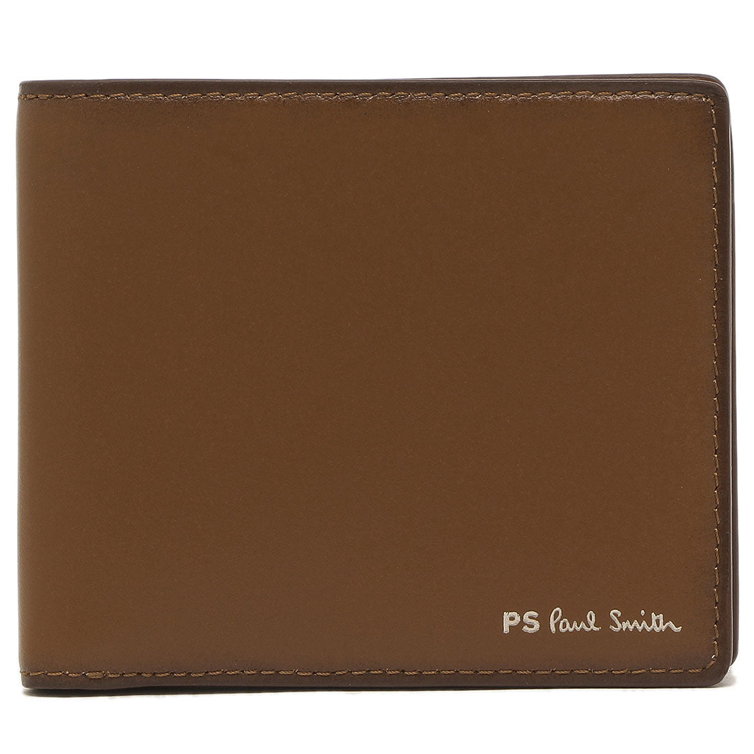 保羅·史密斯 Paul Smith 二折錢包 棕色 男士 PAUL SMITH M2A7675 NWOODG 68