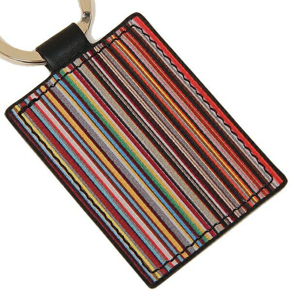 ポールスミス Paul Smith キーリング キーホルダー マルチストライプ ブラック メンズ レディース Paul Smith M1A4780 BMULTI 79