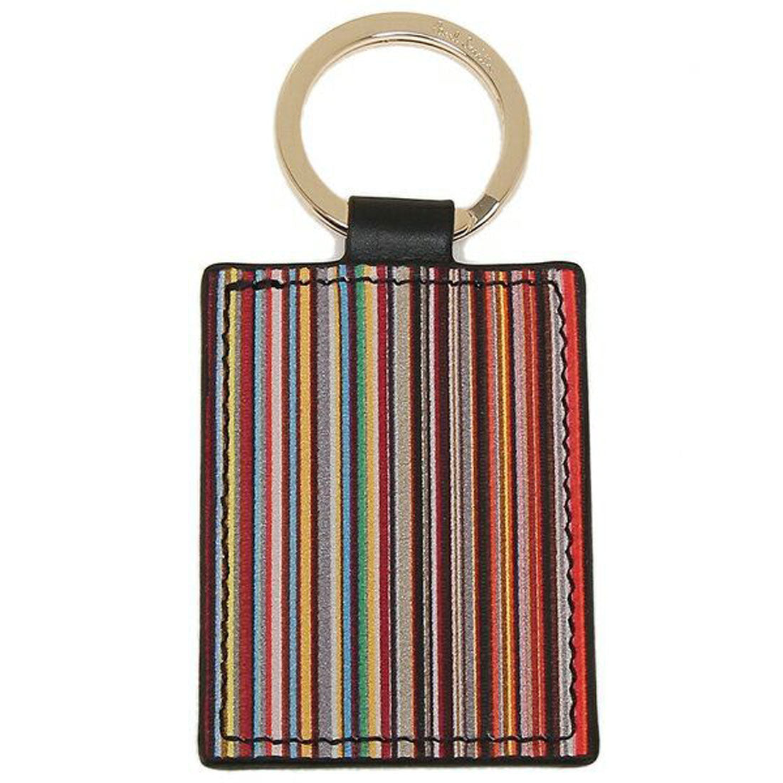 ポールスミス Paul Smith キーリング キーホルダー マルチストライプ ブラック メンズ レディース Paul Smith M1A4780 BMULTI 79