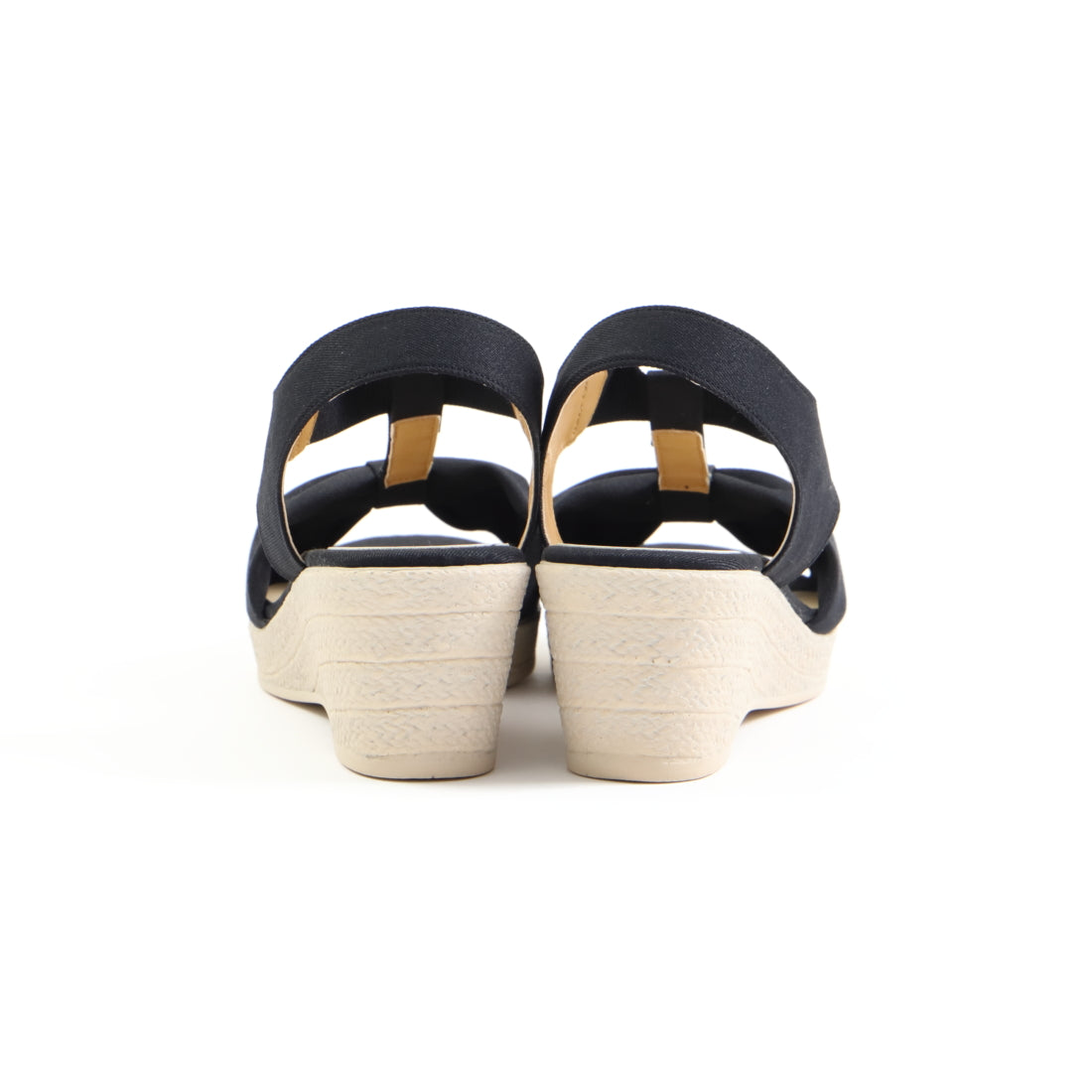 Partier d'abord Ladies Sandals Ribbon Design Wedge Sandals Strap Sandals 6cm Heel Lightweight Made in Japan 92556
