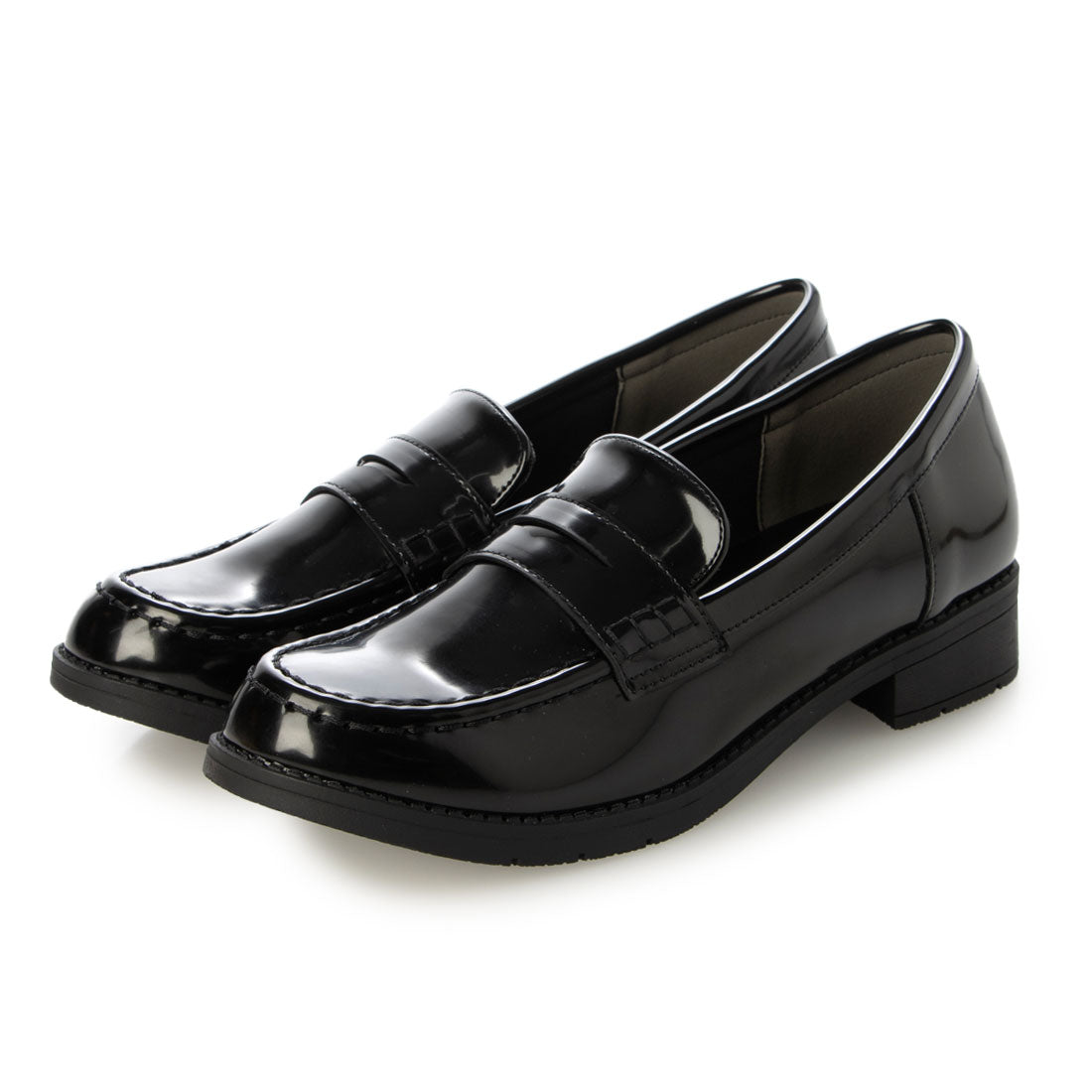 パリウィンキー pariwinky やわらかローファー （ブラックエナメル） ブラックエナメル