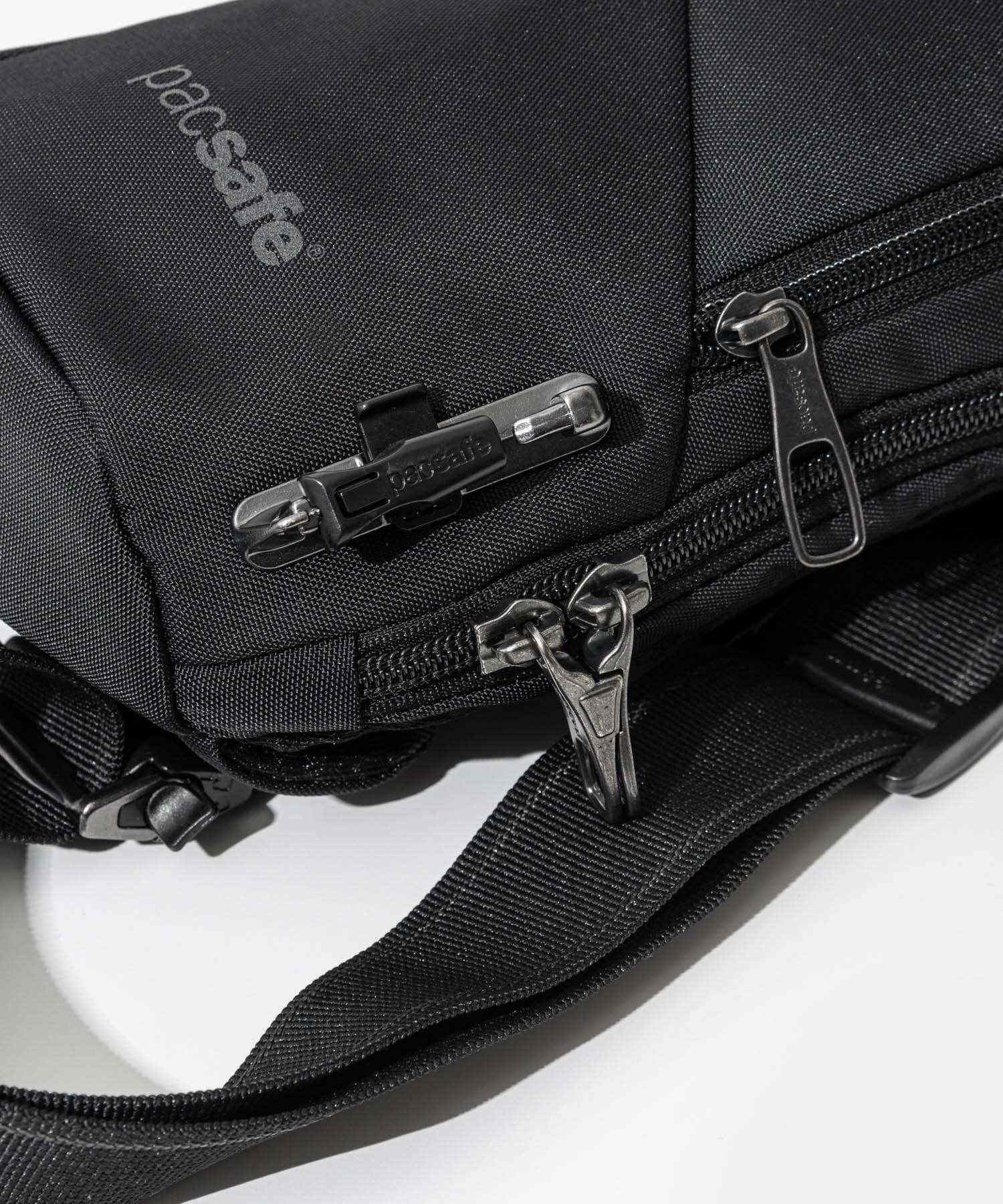 パックセーフ pacsafe 60161130 ボディバッグ Vibe 150 sling pack メンズ バック 盗難防止 クロスボディ （ブラック） ブラック
