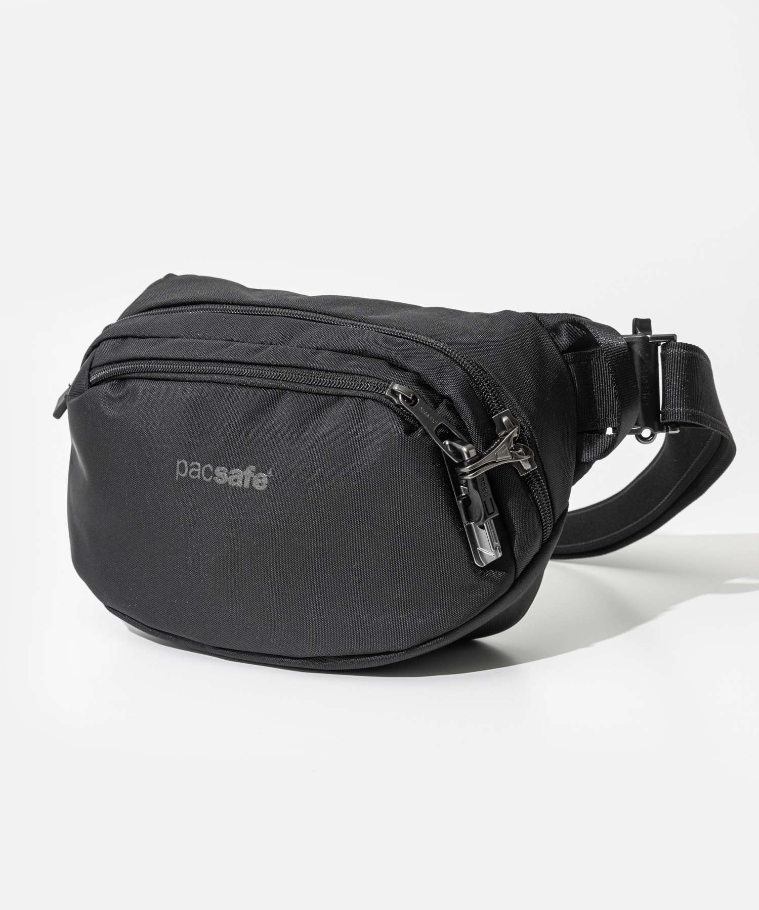 パックセーフ pacsafe 60141130 ボディバッグ Vibe 100 hip pack メンズ バック 盗難防止 クロスボディ （ブラック） ブラック